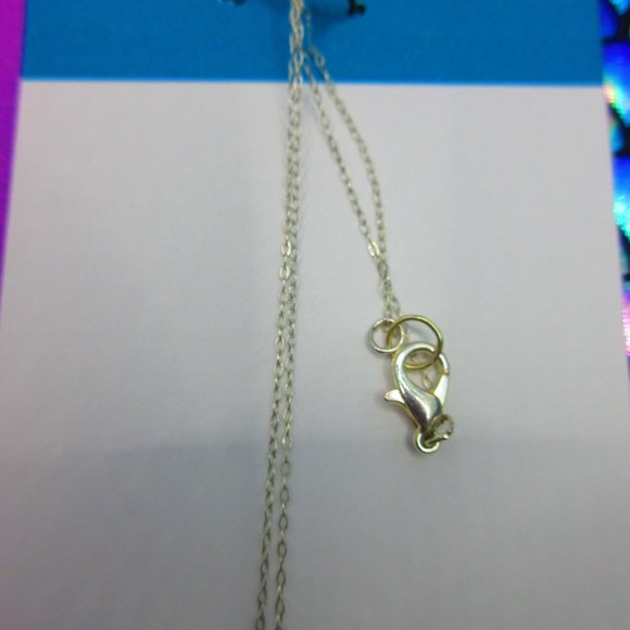 Pink Opal Faceted Gemstone 18" Dainty Necklace - Picture 3 of 4